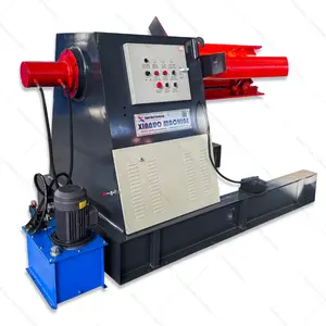 Auto Metal sheet steel coil hydraulic decoiler uncoiler machine
