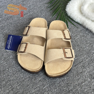 Scarpe SIKE Birkenstock con Suole in Sughero e Sandali per Uomo e Donna, Nuovi Infradito in Pelle a Doppio Cinturino, Stivali Birkenstock Vintage - Product Image 2