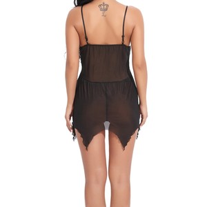 Pigiama Sexy Senza Maniche in Pizzo Trasparente con Bretelle, Stile Europeo e Americano, per Commercio Estero - Product Image 6