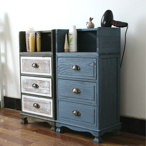 Mesa de muebles para peluquería, estante de madera directo de fábrica, Arca de corte de pelo, mesas de conferencia personalizadas, gabinete de <span class=keywords><strong>barber</strong></span>ía - Product Image 3