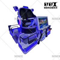 NINIX NINIX-321587 Simulador de Realidad Virtual Comercial Inmersivo Multijuego para Interiores, Máquina de Entretenimiento Arcade Metálica para 2 Personas MR