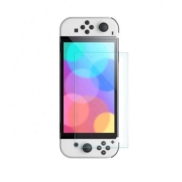 LKG Bulk Pack 2.5D 9H Anti Scratch Tempered Glass Game Player Screen Protector for Nintendo Switch