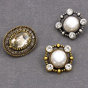 RB022 Metal plata Cristal Diamantes <span class=keywords><strong>de</strong></span> imitación botones círculo decorativo diamante botón Diy manualidades para decoración <span class=keywords><strong>de</strong></span> invitación <span class=keywords><strong>de</strong></span> <span class=keywords><strong>boda</strong></span> - Product Image 3