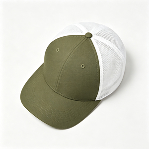 6-Panel Adjustable Breathable Blank Sun Cap Outdoor Sports Mesh Trucker Hat for Golf, Hiking, Running, Camping - Product Image 3