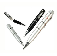 Penna USB con Logo Personalizzato, Chiavetta USB 8GB 16GB 32GB 64GB 128GB USB 2.0 3.0, Penna a Sfera con Puntatore, Mini Flash Drive