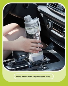 Botella Deportiva Minimalista, Taza para Auto, Taza para Fitness, Irrompible, a Prueba de Fugas, <span class=keywords><strong>con</strong></span> Tapa Giratoria para Beber Directamente, Infusor de Té, Portátil - Product Image 5