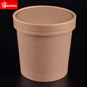 Llevar gachas sopa de arroz gachas tazón de papel - Product Image 4