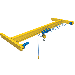 3 Tấn Single Beam <span class=keywords><strong>Eot</strong></span> Overhead Cầu Du Lịch <span class=keywords><strong>Crane</strong></span> Với Hoist - Product Image 1