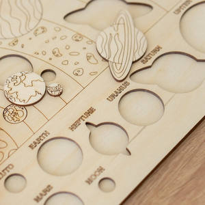 Science <span class=keywords><strong>Astronomie</strong></span> Jeu D'apprentissage Système Solaire Modèle Correspondant Bois Puzzle Espace Planète Éducatif En Bois <span class=keywords><strong>Montessori</strong></span> Jouet - Product Image 5