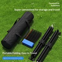 Filet de pickleball facile à assembler, support compact et portable – Cadre coupe-vent de 1m, 3m, 15m pour la maison et les sports de plein air