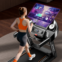 Equipo de Fitness de gimnasio plegable para el hogar eléctrico de alta calidad, cinta de correr motorizada para hacer ejercicio, máquina de calidad superior