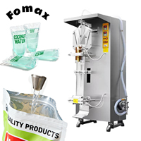 Remplisseur de formulaire d'ensachage entièrement automatique Sachet de lait, de jus et d'eau Sachet de liquide Remplissage de sachets Machine d'emballage de scellage Frais de fret