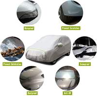 Housse de Protection Spéciale pour Voiture en Tissu Oxford Imperméable et Anti-Poussière, Résistante à la Grêle pour l'Extérieur