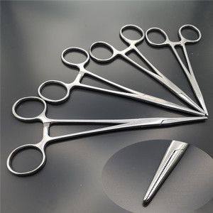 Pinzas Hemostáticas de Acero Inoxidable Pulun de 12.5 cm, 14 cm, 16 cm y 18 cm con Punta Recta y Curva para Extraer Anzuelos de Pesca y Cuidado de Mascotas - Product Image 5