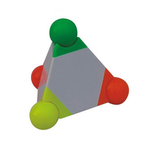 Bolígrafo Resaltador Piramidal Personalizado de 4 Colores con Logotipo - Product Image 5