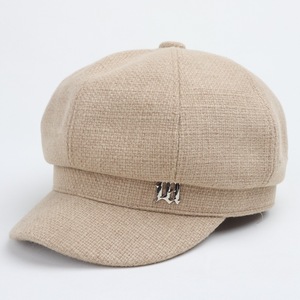 Casquette Newsboy en Laine avec Logo Métallique pour Femme – Chapeau Décontracté Automne Hiver Tendance à Huit Panneaux - Product Image 5