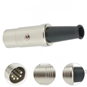 5 broches DIN <span class=keywords><strong>Midi</strong></span> connecteur câble adaptateur Audio mâle prise en ligne Microphone câble Audio prise connecteur MIC câble Terminal prise - Product Image 5