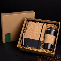 Coffret Cadeau d'Entreprise Personnalisé Premium : Kit Carnet A5 et Stylo en Grains de Café Recyclés – Kit de Bienvenue Durable pour le Branding de Bureau VIP