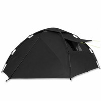 Tenda Camping Otomatis Anti Air Oxford Lapis Ganda 3-4 Orang Satu Kamar Tidur Ruang Luas Keluarga untuk Backpacking Hiking