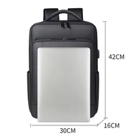 Sac à dos pour ordinateur portable de grande capacité de haute qualité avec logo personnalisé, extensible, avec port USB, sac à dos de voyage, sac à dos pour ordinateur portable