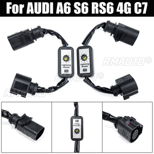 ชุดสายไฟโมดูลเพิ่มไฟเลี้ยวแบบไดนามิก LED 2 ชิ้น สำหรับ AUDI A6 S6 RS6 4G C7 ไฟท้ายซ้ายและขวา - Product Image 2