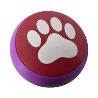 Voix sonore en plastique personnalisée Bell Dog Buzzer Boutons parlants de formation de chien enregistrables pour la communication