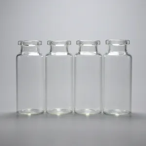 15ml Clear Tubular Glass Vial Glass Bottle for Medicinal or Cosmetic