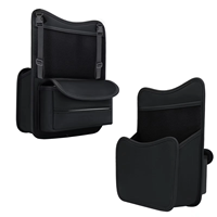 Sacs de rangement centraux en cuir pour sièges de voiture, sacs suspendus, boîtes de rangement pour le dossier des sièges avec 1 à 3 compartiments pour les sièges conducteur et passager