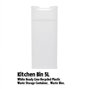 Poubelle de cuisine (5Lt) READY Blanc k251938 - Product Image 2