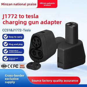 Adaptateur de <span class=keywords><strong>prise</strong></span> CCS1&J1772 vers NACS pour véhicule électrique, adaptateur secteur AC - Product Image 4