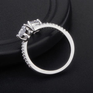 Produttori di gioielli in argento personalizzati s925 5a cz donne dainty diamond <span class=keywords><strong>heart</strong></span> <span class=keywords><strong>ring</strong></span> regali di fidanzamento 18k <span class=keywords><strong>promise</strong></span> <span class=keywords><strong>open</strong></span> zirconia <span class=keywords><strong>ring</strong></span> - Product Image 3