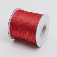 1-1.5-2MM coréen ciré coton ciré fil cordon chaîne sangle collier corde perle pour la fabrication de bijoux fil