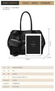 Bolsos cruzados de diseño de moda, bolsos de hombro de cuero PU de alta calidad, bolsos de mano casuales de lujo para mujer - Product Image 2