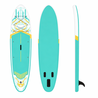 Planche à pagaie SUP tout-terrain - PVC Drop Stitch 3 ailerons Stabilité garantie Anti-retournement Grande force flottante Sports nautiques en extérieur