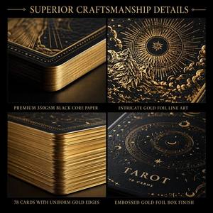 Juego de Cartas de Tarot Impresas en Papel Personalizado, Divertidas Preguntas para Conversar en Grupo, Juego de Mesa con Caja - Product Image 3