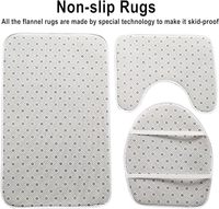 Tapis de toilette moderne en mousse à mémoire de forme, vierge pour sublimation, tissé, absorbant l'humidité, imprimé UV, motif de Noël, fait main, adapté aux animaux domestiques