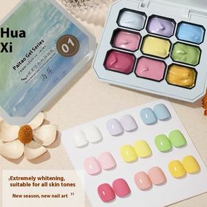 Haute Qualité Neuf-Grille Palette UV Vernis À Ongles Ensemble Professionnel Soak-Off DIY <span class=keywords><strong>Salon</strong></span> Patting Gel Designer Français LED Peinture Gel - Product Image 1