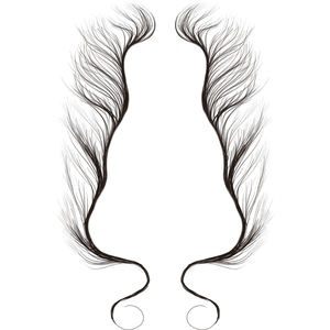 Tatuaggio temporaneo impermeabile facile e cosmetico del bordo dei capelli della curva e del tatuaggio dei capelli del <span class=keywords><strong>bambino</strong></span> - Product Image 3