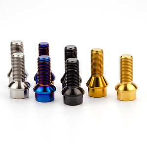 สลักเกลียวล้อไทเทเนียมอัลลอย tmj ดัดแปลงรถยนต์น้ำหนักเบา M12/P1.25 M14X28/P1.5Mm - Product Image 4