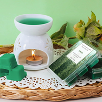 Coffrets personnalisés OEM pour cubes de cire parfumée, blocs de cire de soja parfumée, bougies aromatiques, et cires fondantes en emballage clamshell