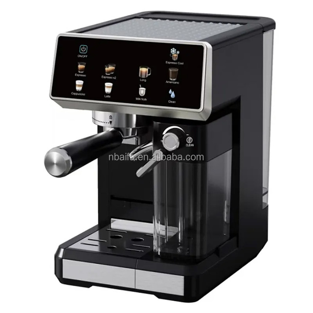 Aifa Espresso Coffee Maker 20 bar Powerful Pressure Pump Electric Cappuccino Latte Portable Coffee Machine with Milk Frother