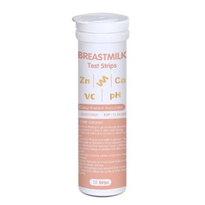 Bandelettes de test pour lait maternel, 50 bandelettes, kit de diagnostic pour la détection du zinc, du calcium, de la vitamine C, du pH et des protéines - Product Image 2