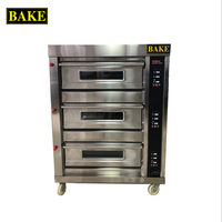 Fours de cuisine commerciaux d'approvisionnement de la Chine 1/2/3 équipement de four industriel de plate-forme pour la boulangerie appropriée à l'usage à la maison de 220V/380V