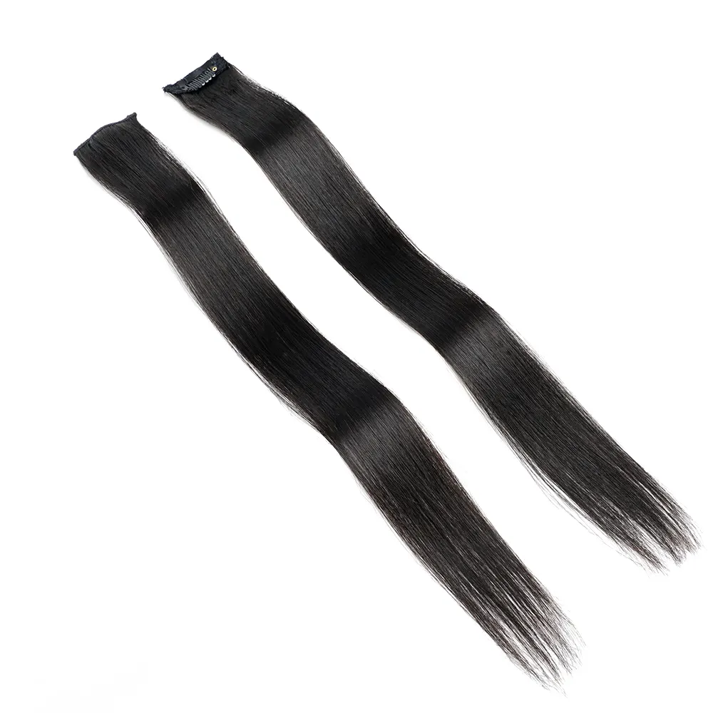 Wholesale High Quality Clip In Hair Extension 100% brazilian Raw Human Hair lace Hair Clip Ins