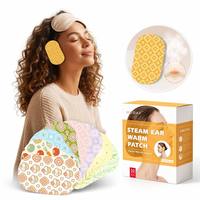 Patchs chauffants pour les oreilles, doux pour la peau, à la vapeur, boîte de 10, auto-chauffants, jetables, pour garder les oreilles au chaud, avec du gingembre