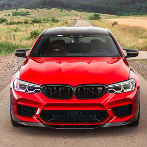 Bmw Front Bumper <b>Lip</b> <b>Splitter</b> Carbon Fiber Texture Abs 2018-2020 M5 F90 Piano Black - Product Image 2