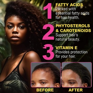 Huile de Croissance Capillaire à la Batana Brute 100% Naturelle Personnalisée, Huile Hondurienne Végétalienne <span class=keywords><strong>Anti</strong></span>-Chute Capillaire pour Femmes Noires - Product Image 4