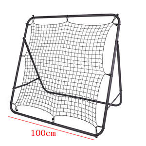 <span class=keywords><strong>Porta</strong></span> da Calcio Rimbalzante 1m/1.2m con Telaio in Ghisa, Rete da Allenamento Rossa/Nera, Attrezzatura Ausiliaria per Allenamento - Product Image 5