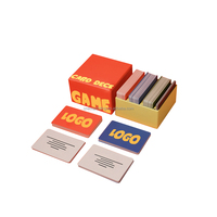 Conception personnalisée Impression Fun Adult Party Game Jeu de cartes avec boîte À propos de vos amis