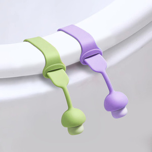 Toilet Seat Lifter With Handle Dirt Proof Lid Opener For Bathroom Use - Product Image 1